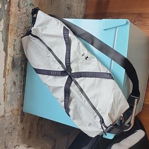 Under Armour Storm White +Black Duffel gym bag